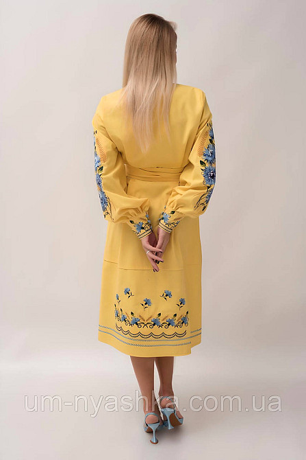 Жіноча вишита сукня на льоні Василина Кривий Ріг - фото 2