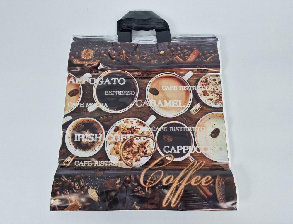 Пакет із петльовою ручкою 40*42 "Капучино Ренпако (25 шт.) Харків - фото 1