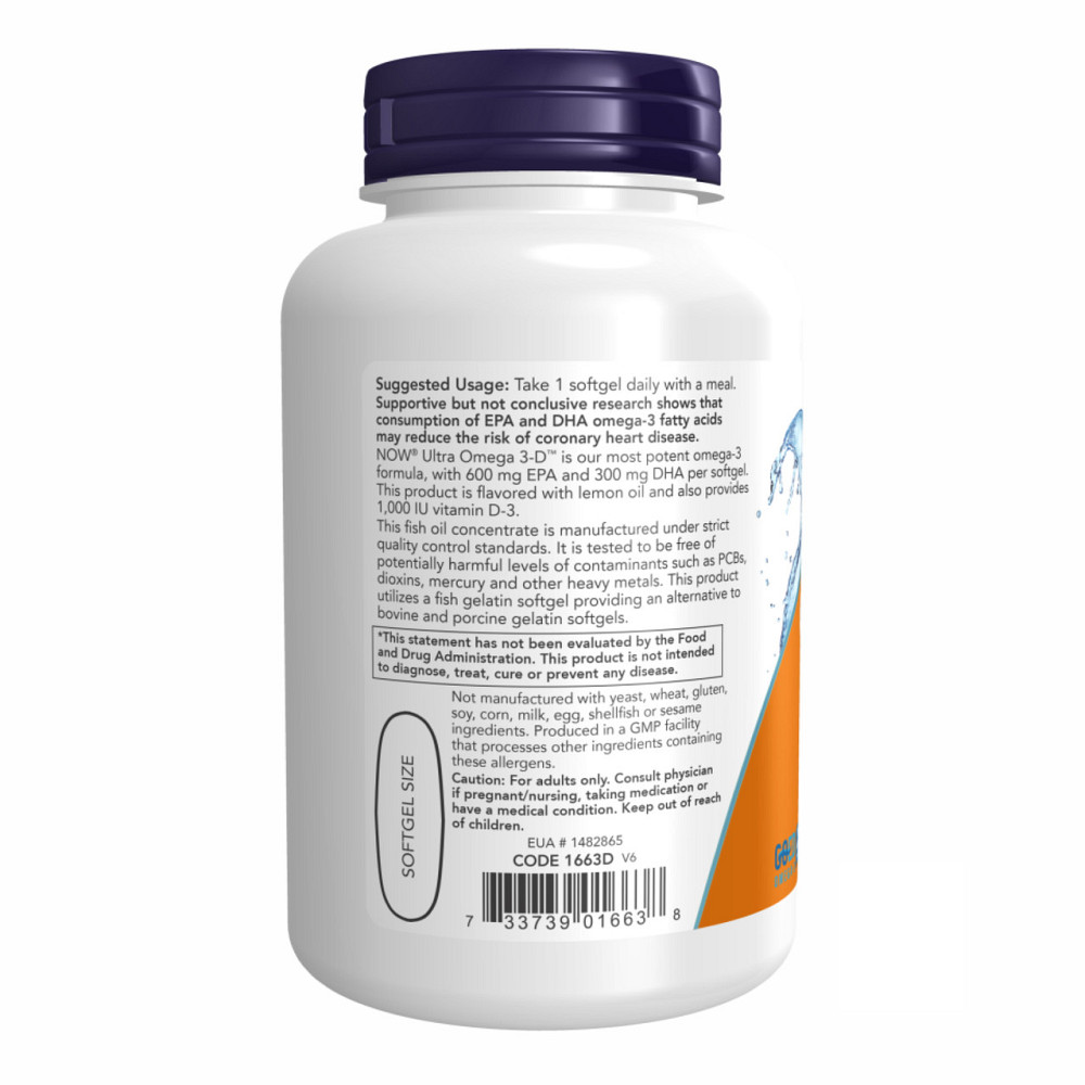 Ultra Omega 3-D Softgels - 90 fsg Київ - фото 3