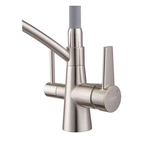 Кухонний змішувач KOER KB-72003-02 з силіконовим виливом та виходом для питної води (KR3374) Харків