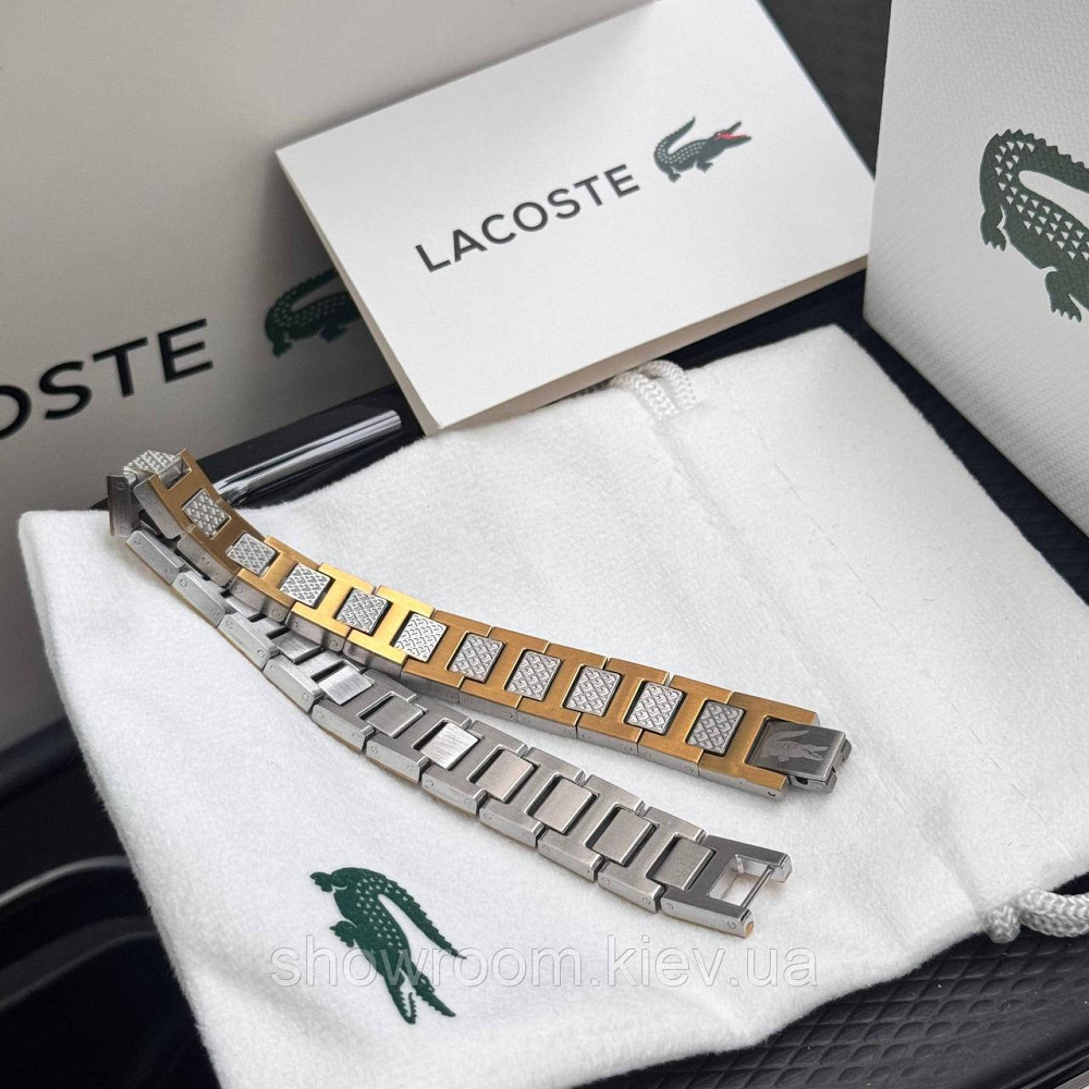 Мужской стильный браслет на руку Lacoste, Лакоста (40191) Киев - изображение 5