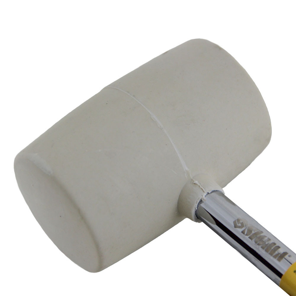 Sigma Киянка резиновая белая 680г металлическая обрезиненная рукоятка SIGMA (4317431) Коломия - фото 3