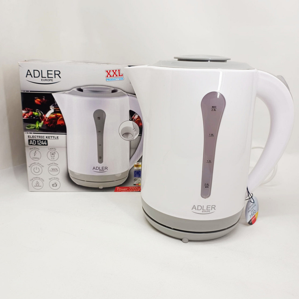 Электрический чайник с индикатором питания Adler AD 1244 2200Вт 2.5Л, Мощный чайник для кипячения EC-39 Львов - изображение 10