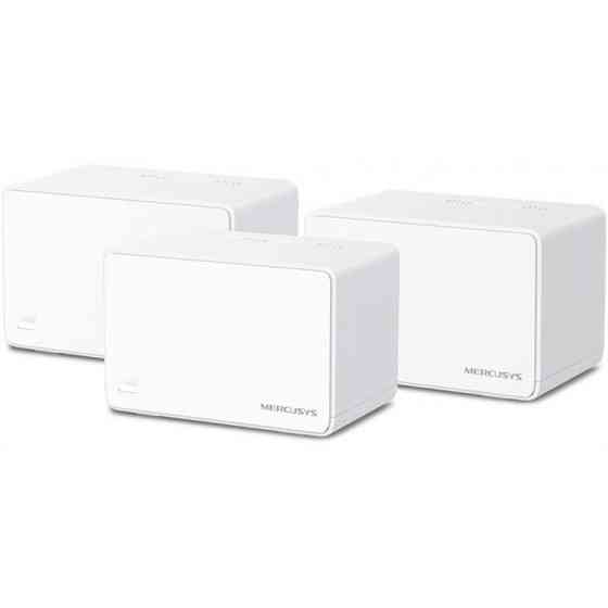 WiFi Mesh система Mercusys Halo H80X 3-pack (AX3000, 3хGE WAN/LAN, Beamforming, MU-MIMO, OFDMA) white Харьков