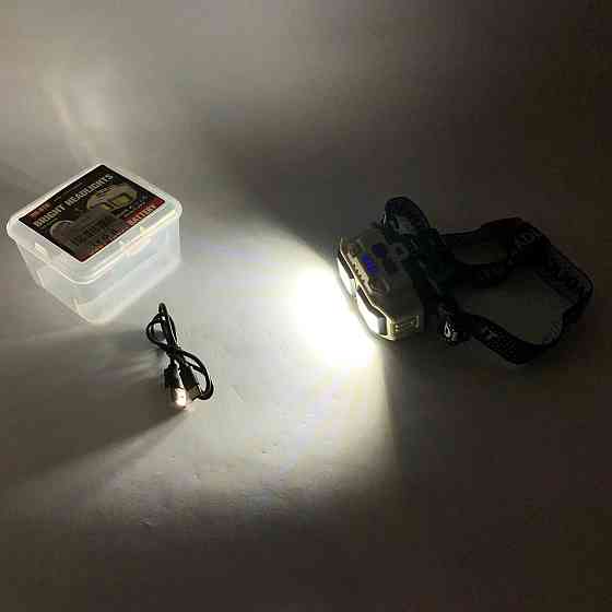 Налобна лампа, Ліхтар на голову з розсіяним світлом, Ліхтарик на голову із зарядкою AM-25 Львів