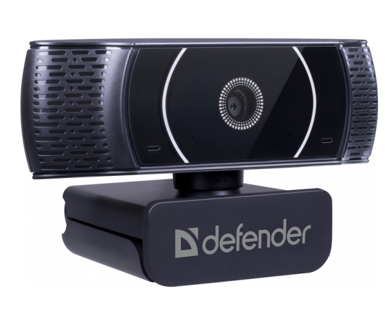 Веб-камера Defender G-lens 2590 QHD 2K 3.7Мп 1440p з прищіпкою Чорний Вінниця