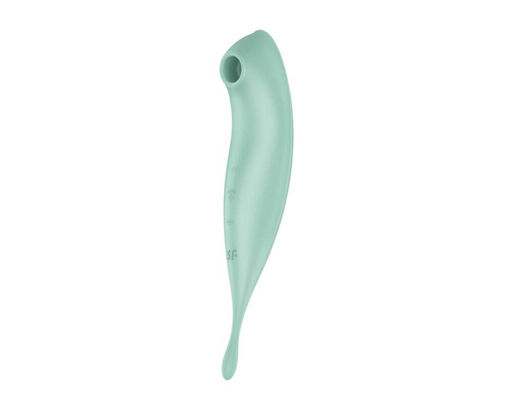 Вибратор с волновой стимуляцией Satisfyer Twirling Pro с приложением, мятный Sex Aura Киев - изображение 2