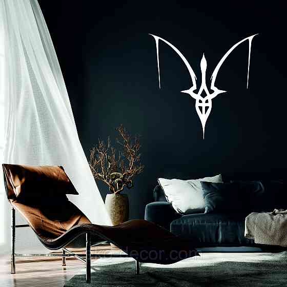 Декоративное настенное Панно «Герб Украины» Декор на стену 50*47 см, Белый Киев