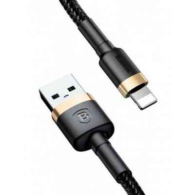 Дата кабель USB 2.0 AM to Lightning 2.0m 1.5A gold-black Baseus (CALKLF-CV1) Винница