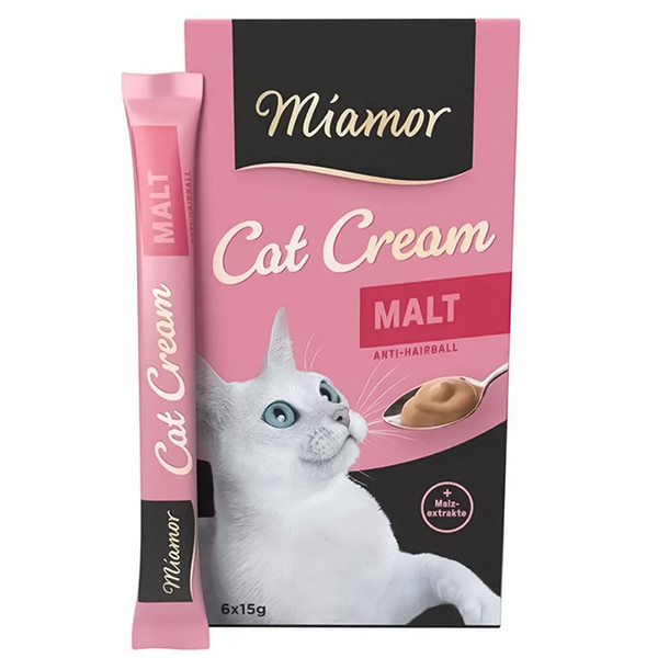 Miamor Cream Malt МІАМОР МАЛЬТ крем рідкі ласощі для котів Київ - фото 1