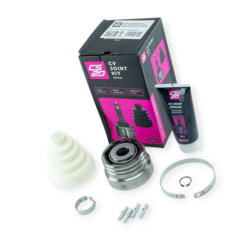 Шрус кардану 2123 старий зразок (ремкомплект) білий пильовик CS-20 Мукачево - фото 1