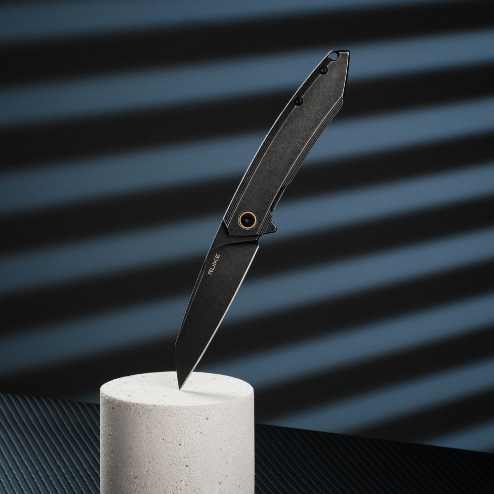 Ніж складаний туристичний Ruike P831S-SB, (8.5 см) 14C28N / 3cr14n чорний Київ - фото 20