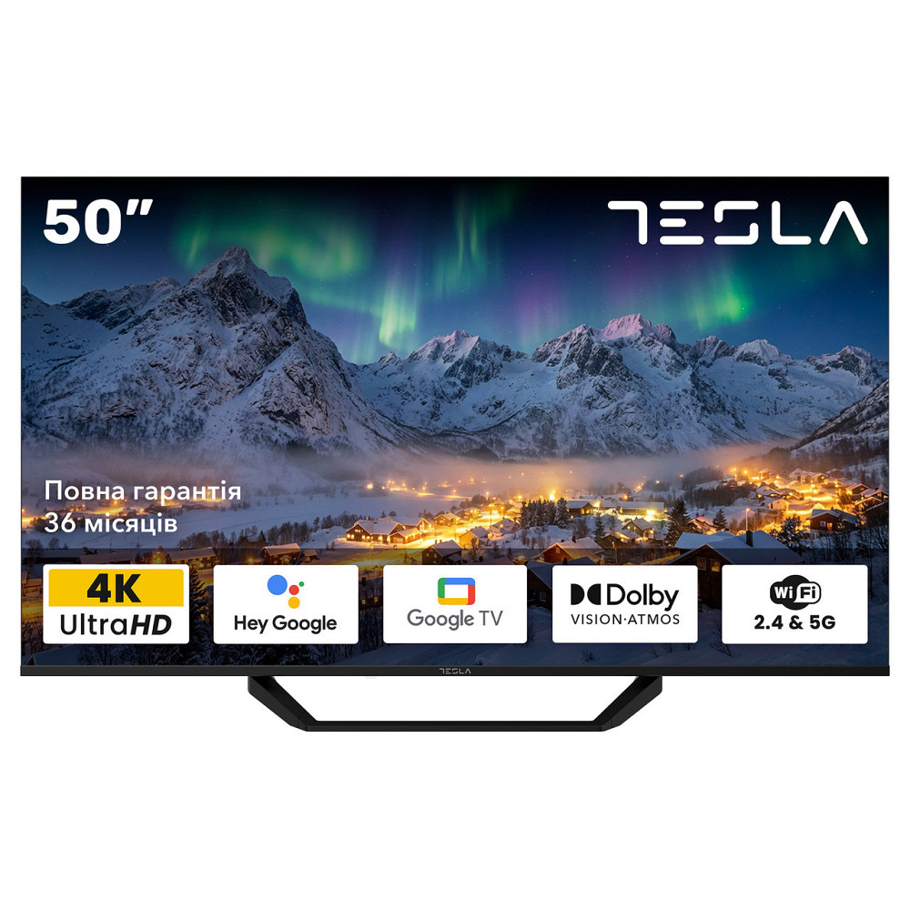Телевізор Tesla 50E655BUS ( Чорний ) Харків - фото 1