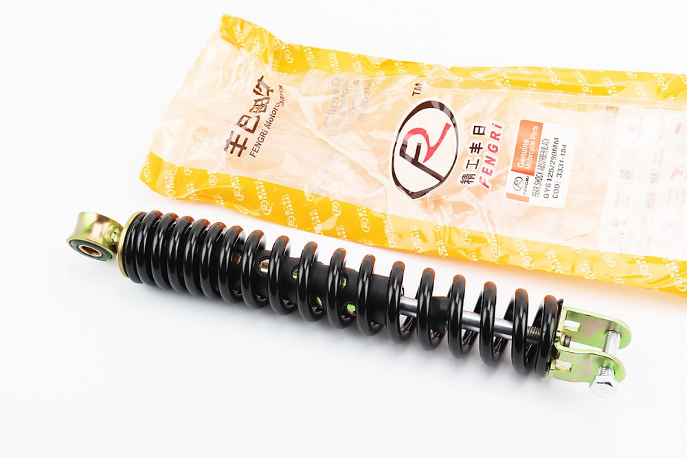 Амортизатор задній GY6/Honda - 290мм*d43мм (втулка 10мм / вилка 8мм), чорний, від 3шт -8% Киев - изображение 1