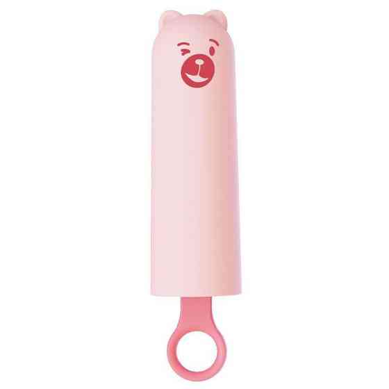 Вібратор CuteVibe Teddy Pink (Black Dildo), реалістичний вібратор під виглядом морозива Sex Aura Київ