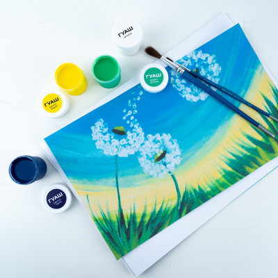 Гуашевые краски Kite Classic 6 цветов х 20 мл (K-062) Винница - изображение 5