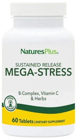 Засіб від стресу та нервів Natures Plus Mega-Stress 60 таб Київ