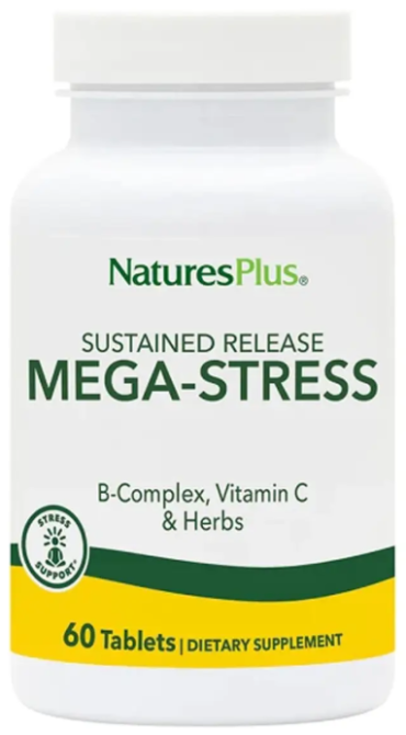 Средство от стресса и нервов Natures Plus Mega-Stress 60 таб Киев - изображение 1