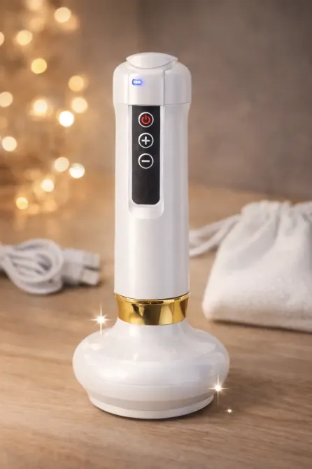 белый Вакуумный массажер для корректировки фигуры и антицеллюлитного массажа с подогревом Коломия - фото 1