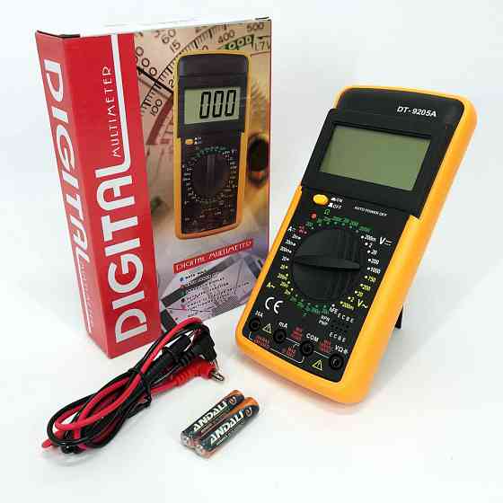 Электронный тестер напряжения Digital Multimeter DT9205A, Мультиметр для диагностики электропроводки DY-76 Львов