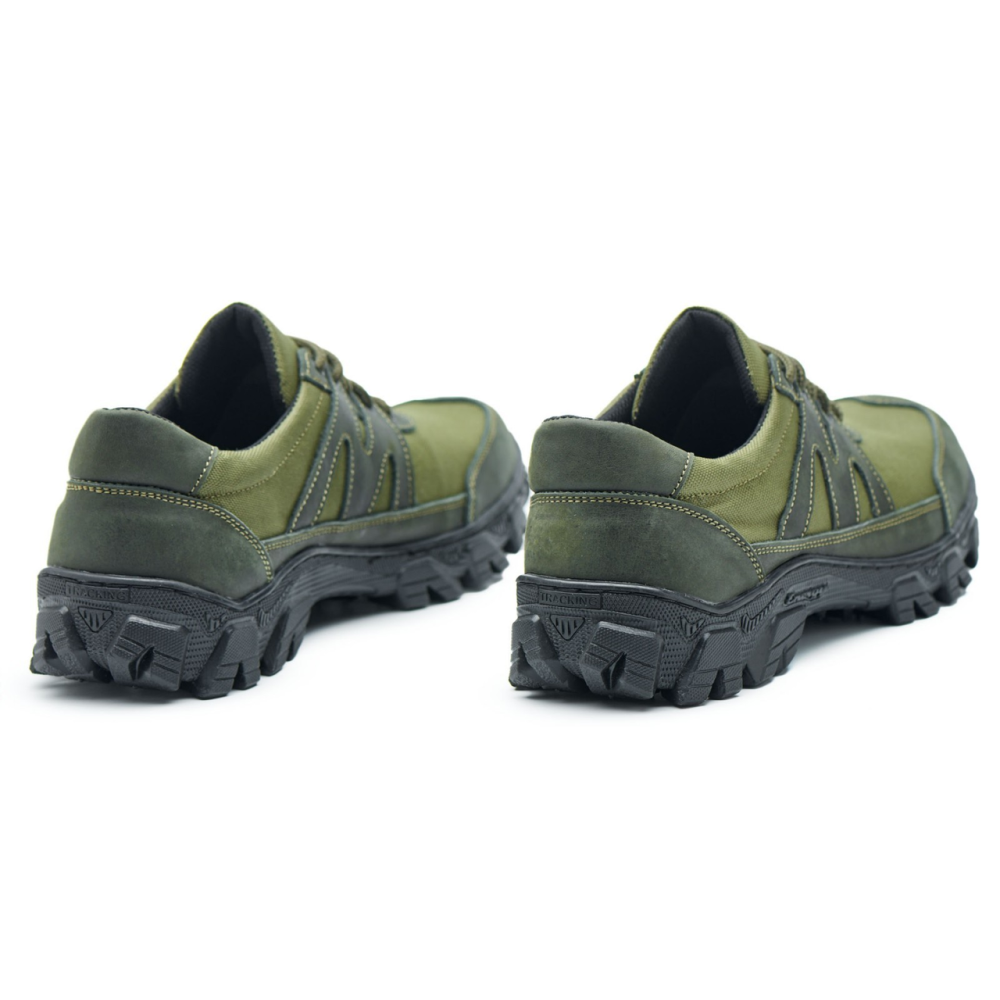 Кросівки тактичні з натуральної шкіри та кордури колір хакі 45 (30) Харків - фото 2