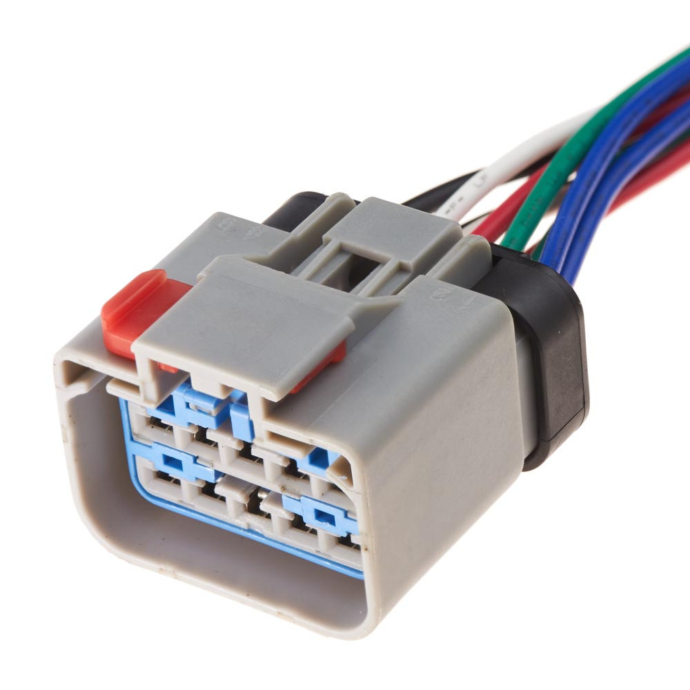 Електричний з'єднувач із дротом, 10-контактний Сірий, Пластик, Київ - фото 1