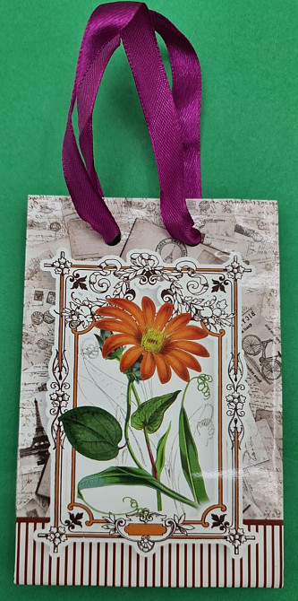 Пакет бумажный подарочный  МИНИ 8*12*3.5 арт67 (12 шт) Харьков - изображение 2