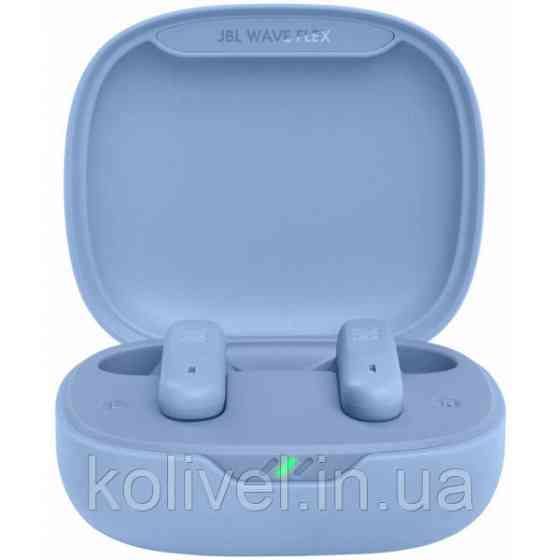 Навушники з мікрофоном JBL TWS Wave Flex Blue JBLWFLEXBLU (JBLWFLEXBLU) Киев