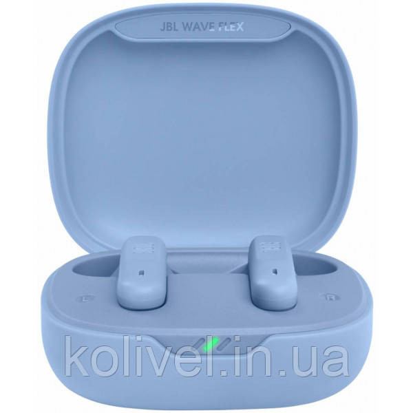 Навушники з мікрофоном JBL TWS Wave Flex Blue JBLWFLEXBLU (JBLWFLEXBLU) Киев - изображение 1