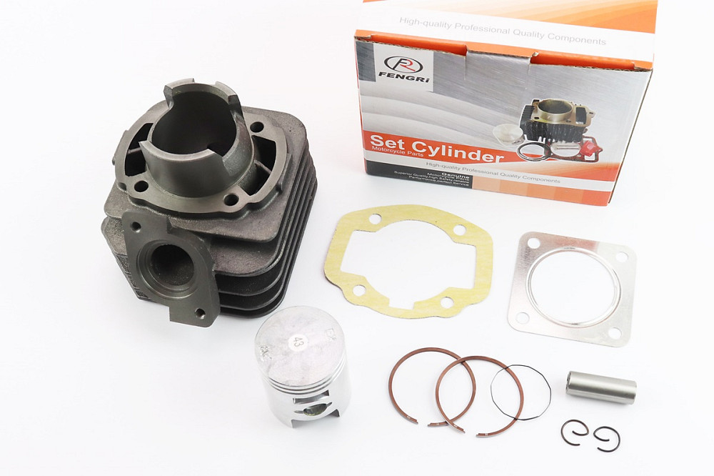 Циліндр к-кт (цпг) Honda DIO AF27 65cc-43мм (палець 12мм) (AF18, AF25, AF28 DIO; AF24, AF30, AF31, AF51 TACT; LEAD20; FIT), від 12шт -15% Киев - изображение 1