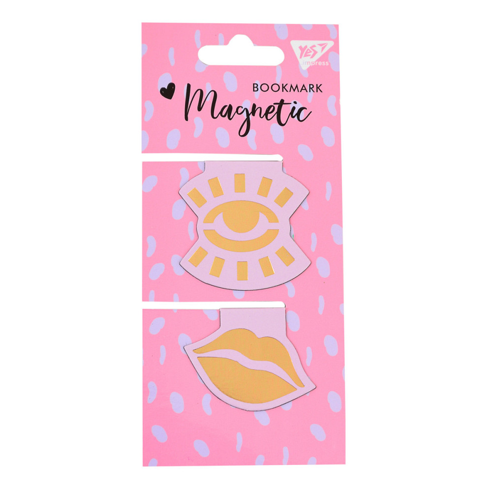 Закладки магнітні для книг 2 шт. "Yes" Donna фольга, 707270, шт Київ - фото 1