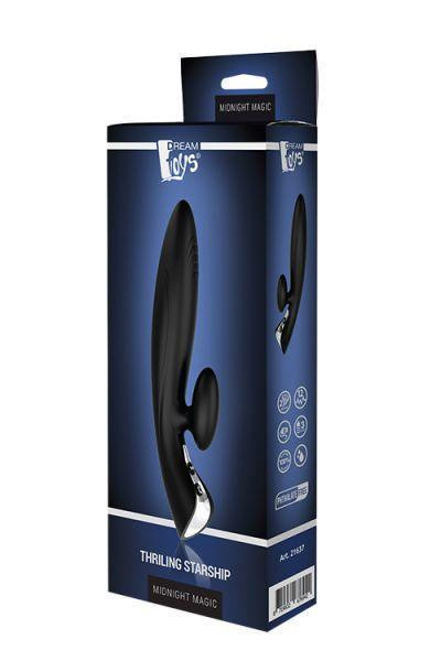 Вибромассажер кролик Dream toys Midnight Magic Thrilling, черный Sex Aura Киев - изображение 2