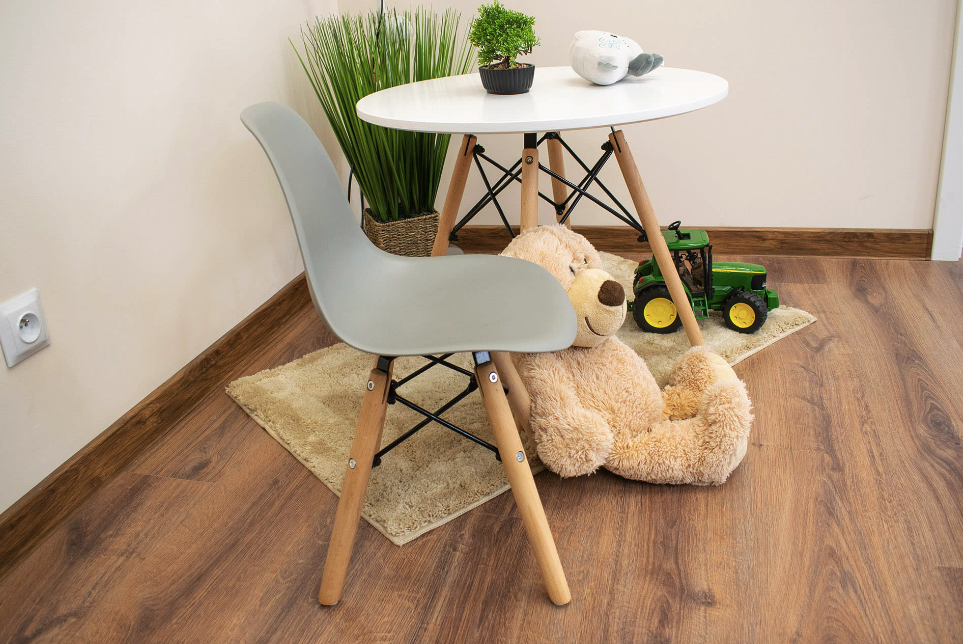 Дитячий стільчик Leobert Zubi зі спинкою сірий Київ - фото 4