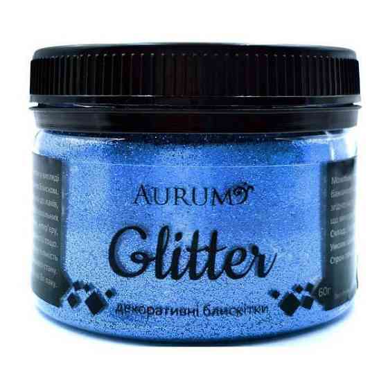 Глиттер голубой №01 0.06кг AURUM Харьков