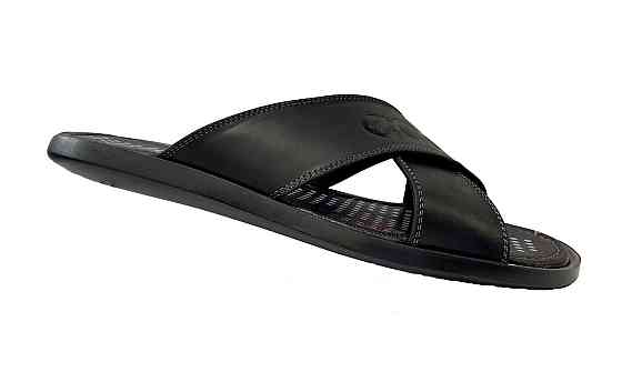 Мужские кожаные шлепки,производство Польши.p.44(28,5см) Киев