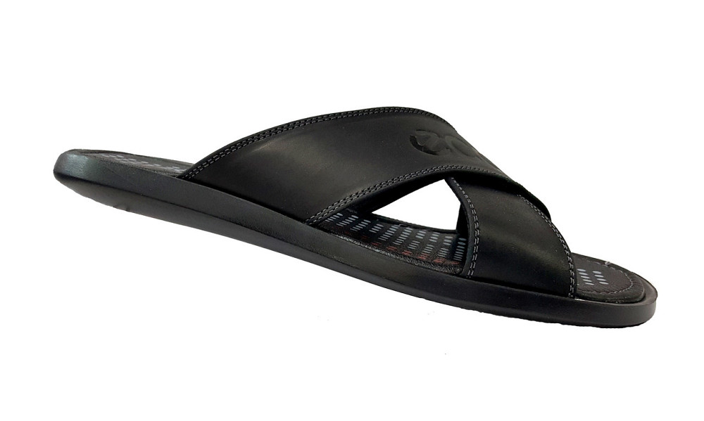 Мужские кожаные шлепки,производство Польши.p.44(28,5см) Киев - изображение 4