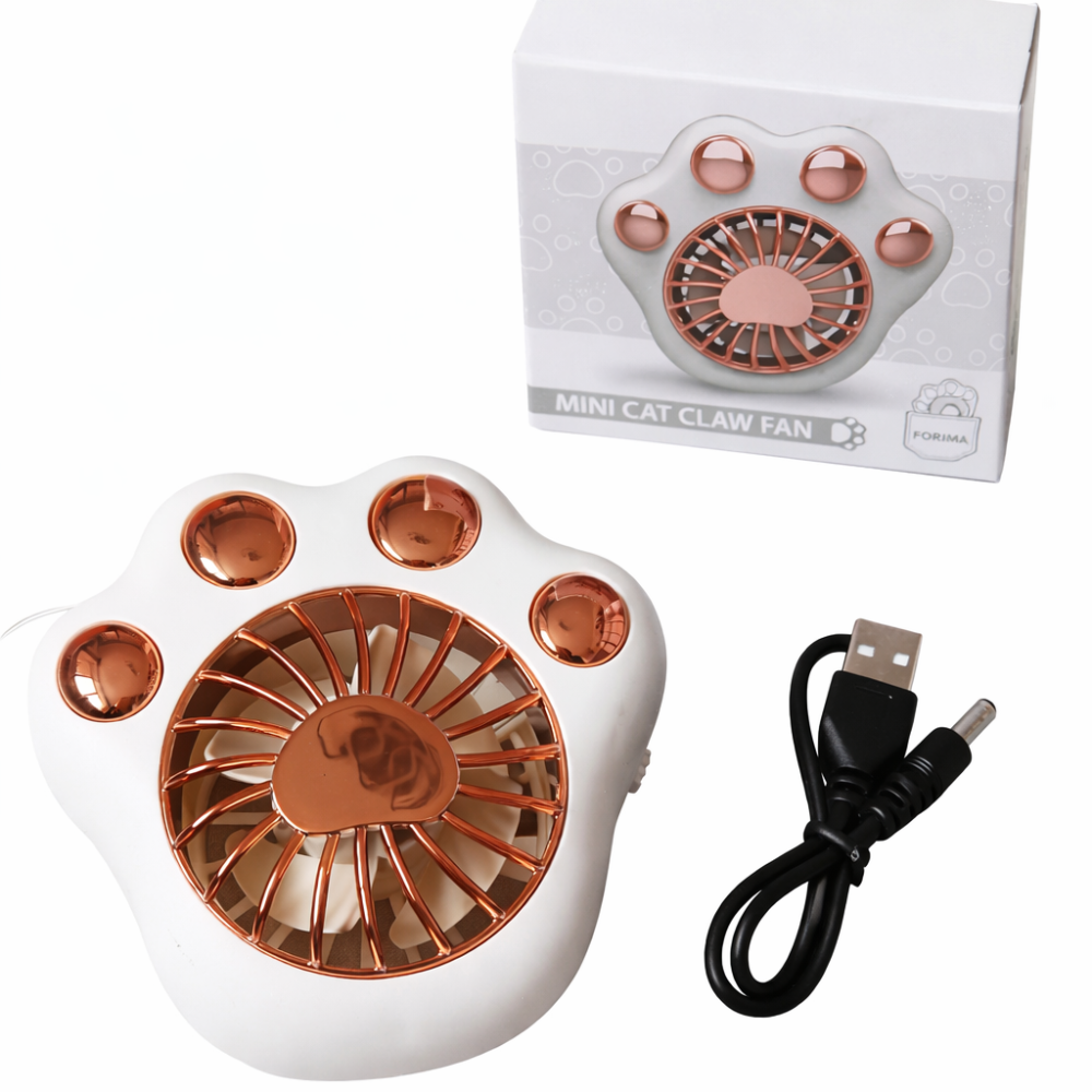 Портативный мини вентилятор белый Киев - изображение 4