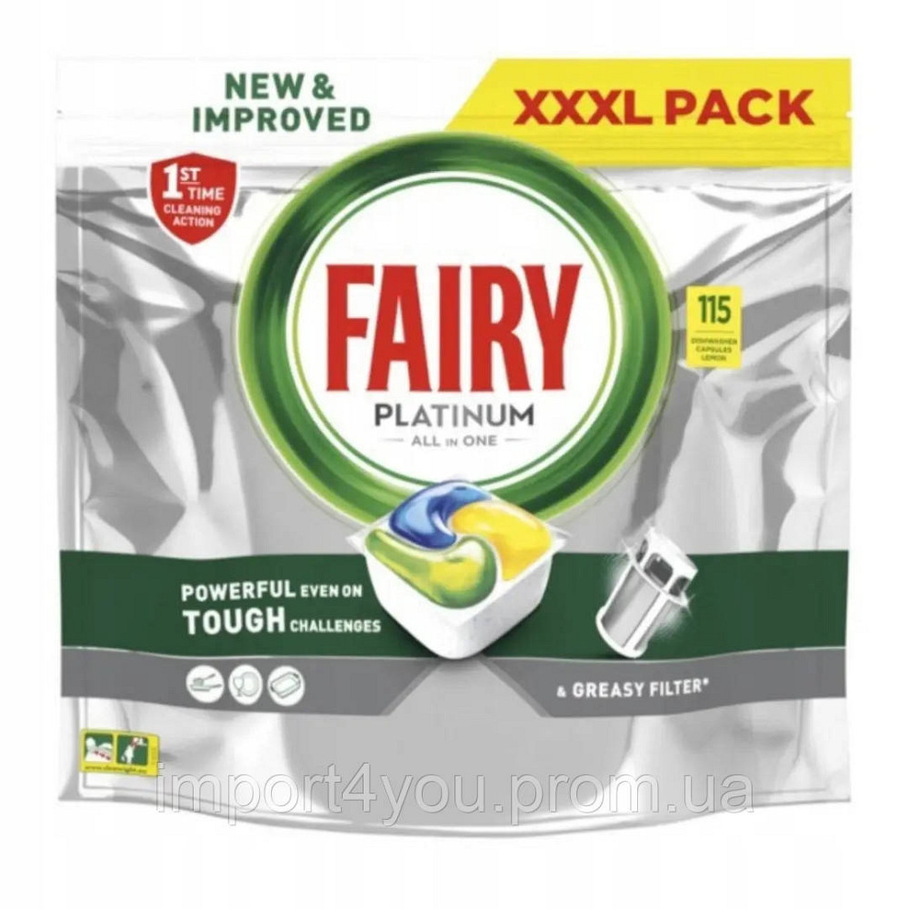 Капсули для посудомийки Fairy Platinum 96шт. Харків - фото 1