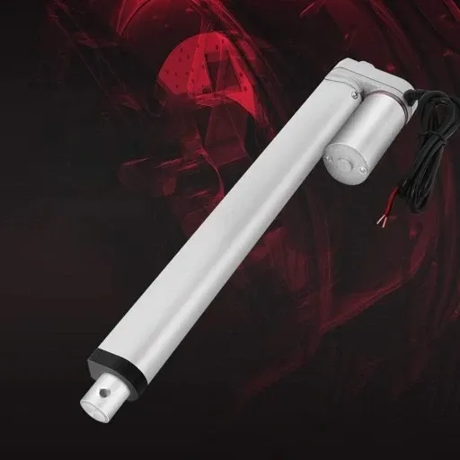 Линейный привод-актуатор штоковый HY01-12-A5-455-300, ход 300 мм, 200Н, скорость 44 мм/с Киев