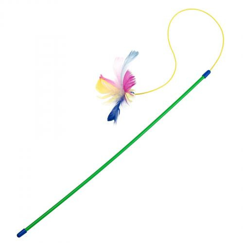 Іграшка Природа Паличка для кота з пір_ям на резинці 50 см Київ - фото 1