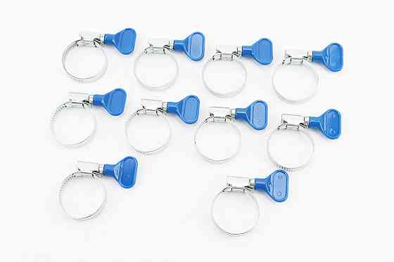 Хомут затяжний з ключем 20-32x9мм к-кт 10шт Київ