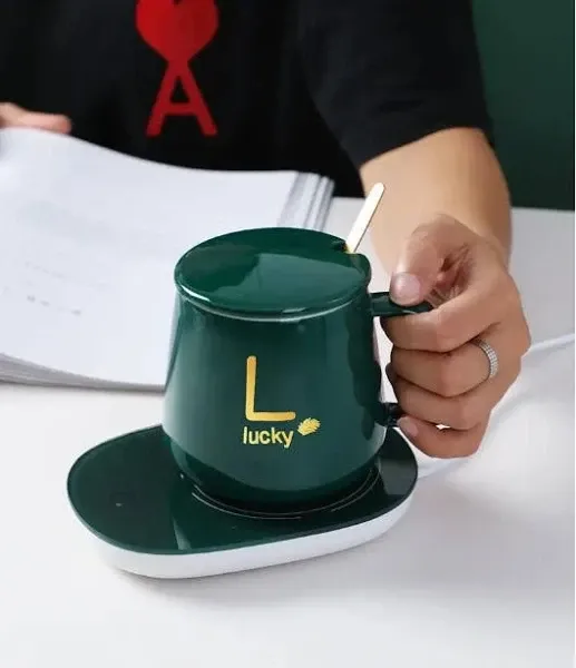 Чашка керамическая на подставке с подогревом в подарочной упаковке, в комплекте ложка и кабель для зарядки Одесса - изображение 9