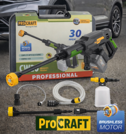 Акумуляторна мийка високого тиску Procraft ,Мийка високого тиску на акумуляторах 30 бар,Мийка безщітковий двигун Львів