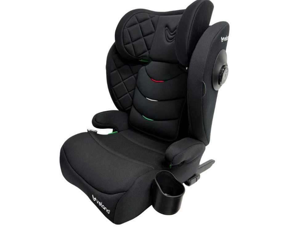Автокрісло VELANO Forza i-Size 100–150 см, ISOFIX, black Київ - фото 3