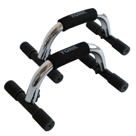 Упори для віджимань York Fitness (пара), хром Киев
