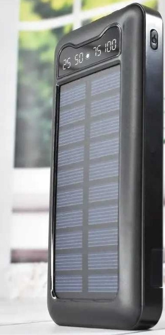 Solar Power Bank Павербанк с солнечной батареей + фонарик 10000 mAh. Киев - изображение 6