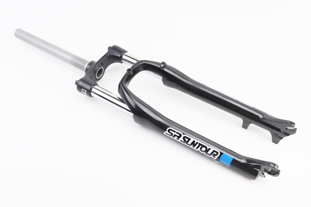 Вилка 26" амортизаційна, без різьби 1-1/8" (28,6мм), шток 255мм, з ходом 100мм, Disk-brake, Preload, алюмінієва, чорна XCE 28 Київ - фото 1