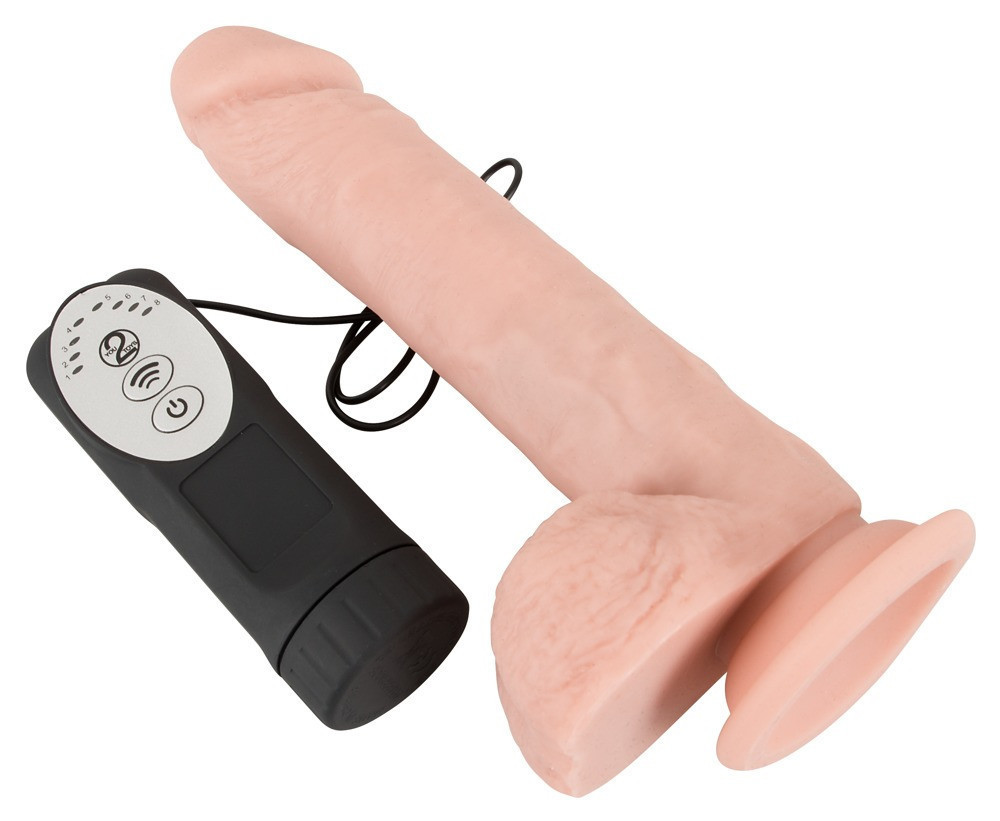 Вібратор на присосці Medical Silicone Thrusting Vib Sex Aura Київ - фото 8