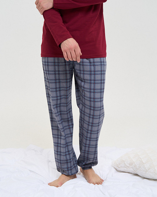 Чоловіча піжама зі штанами в карту — Weekend Tom John 93426 Київ - фото 5