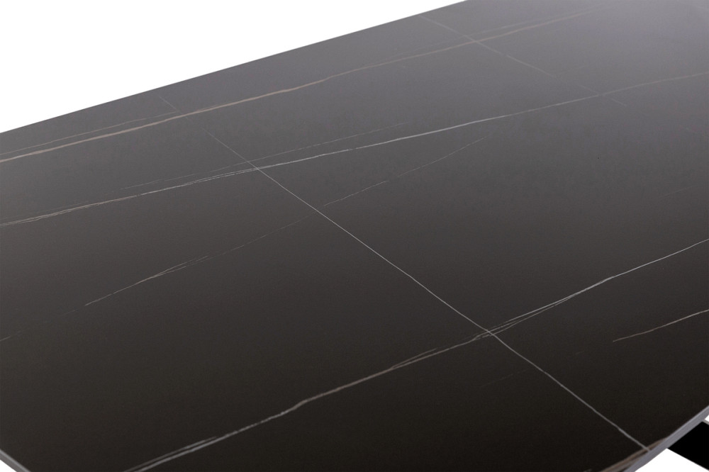 Стіл Грінвіч XS-1346, (160*90), чорний/мармур Київ - фото 2